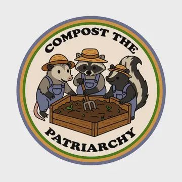 Animal Patriarchy Funny Rights High Quality Vinyl Sticker