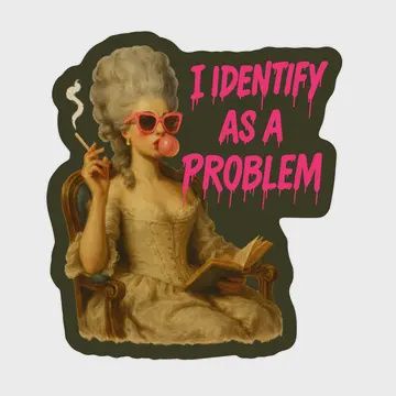 Feminist Rights Funny Humor Book High Quality Vinyl Sticker