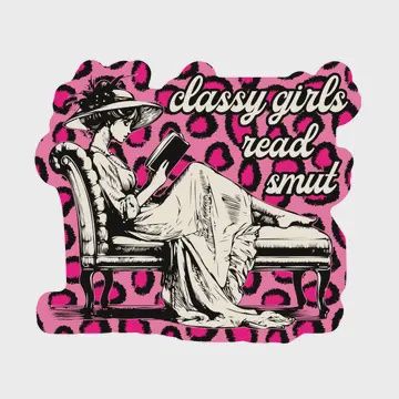 Smut Women Read Book Club High Quality Vinyl Sticker