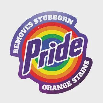 Pride Politics Lgbtq+ Ally Funny High Quality Vinyl Sticker