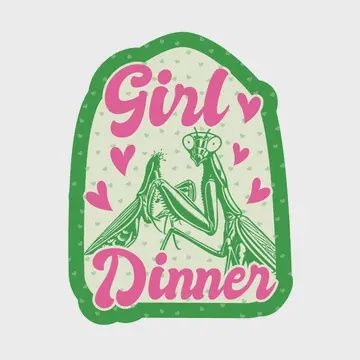 Feminist Insect Bug Funny Cute High Quality Vinyl Sticker