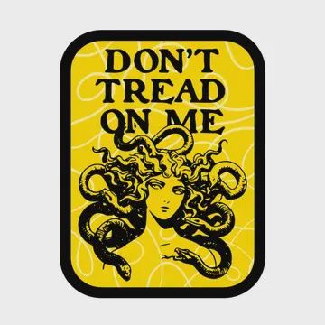 Feminist Rights Snake Politics High Quality Vinyl Sticker