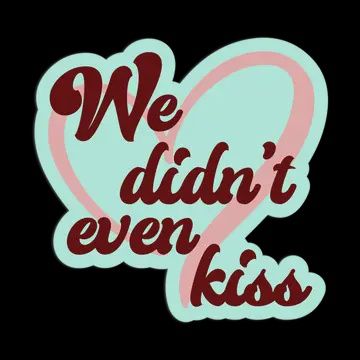 Heated Rivalry "No Kiss" Textured Stickers