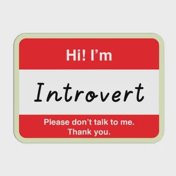Hi! I'm Introvert Introvert Stickers