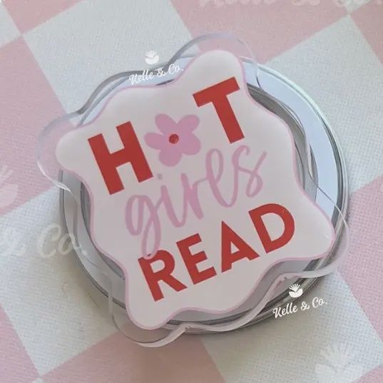 Hot Girls Read Pink Kindle Grip