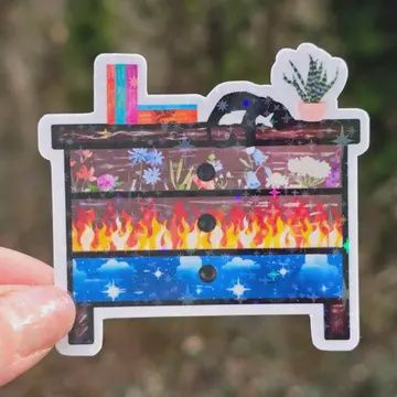 A Court of Thorns and Roses Archeron Sisiter's Dresser Sticker