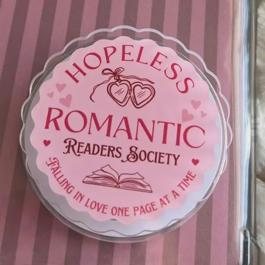 Hopeless Romantic Readers Society Kindle Grip