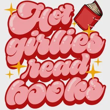 Hot Girlies Read Books Textured Stickers