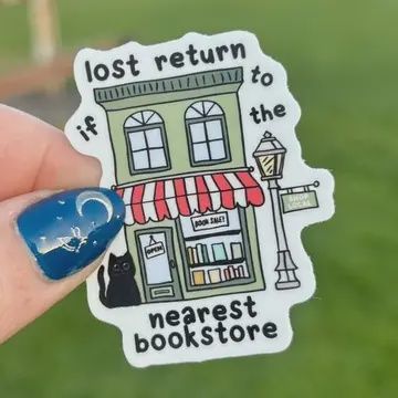 If Lost Return To the Nearest Bookstore Sticker