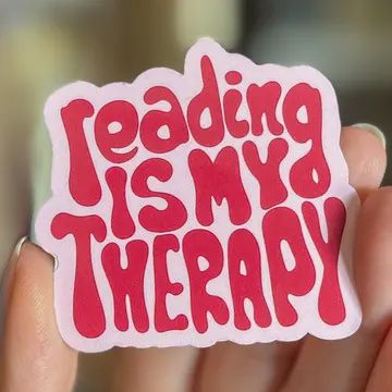 Retro Funny Bookish Sticker Romantasy Gift Kindle Sticker