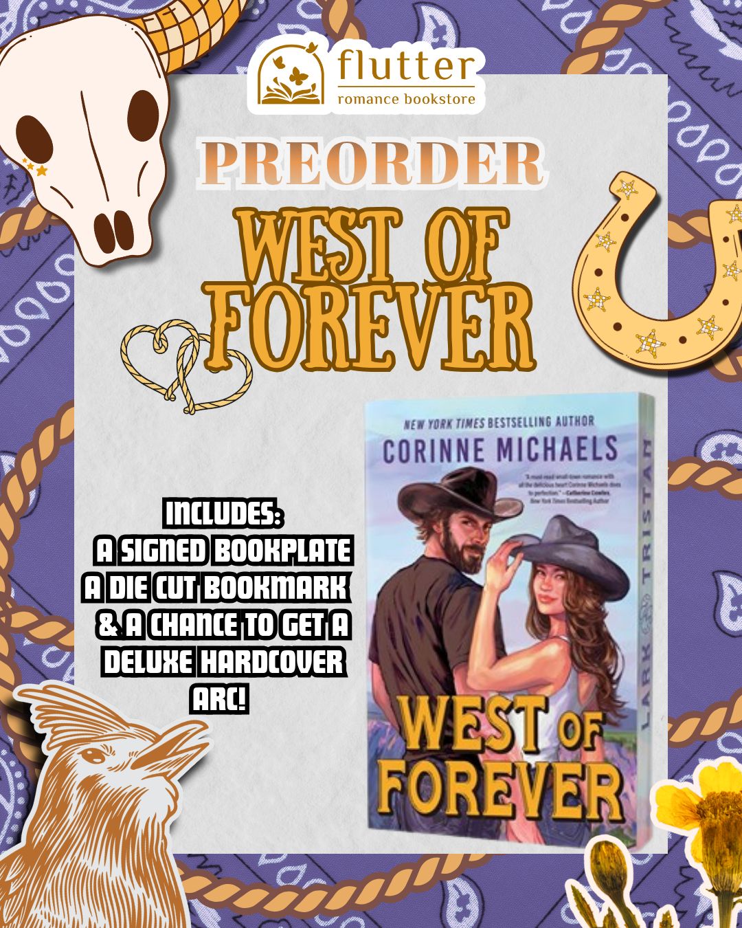 West of Forever (Heartstone Ranch #1) (PREORDER 6/16/26)