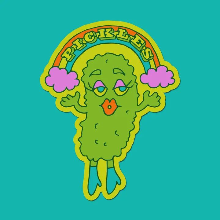 Pickles Sticker