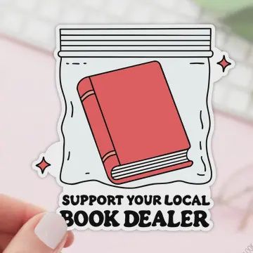 Support Your Local Book Dealer Stickers / Bookish Stickers