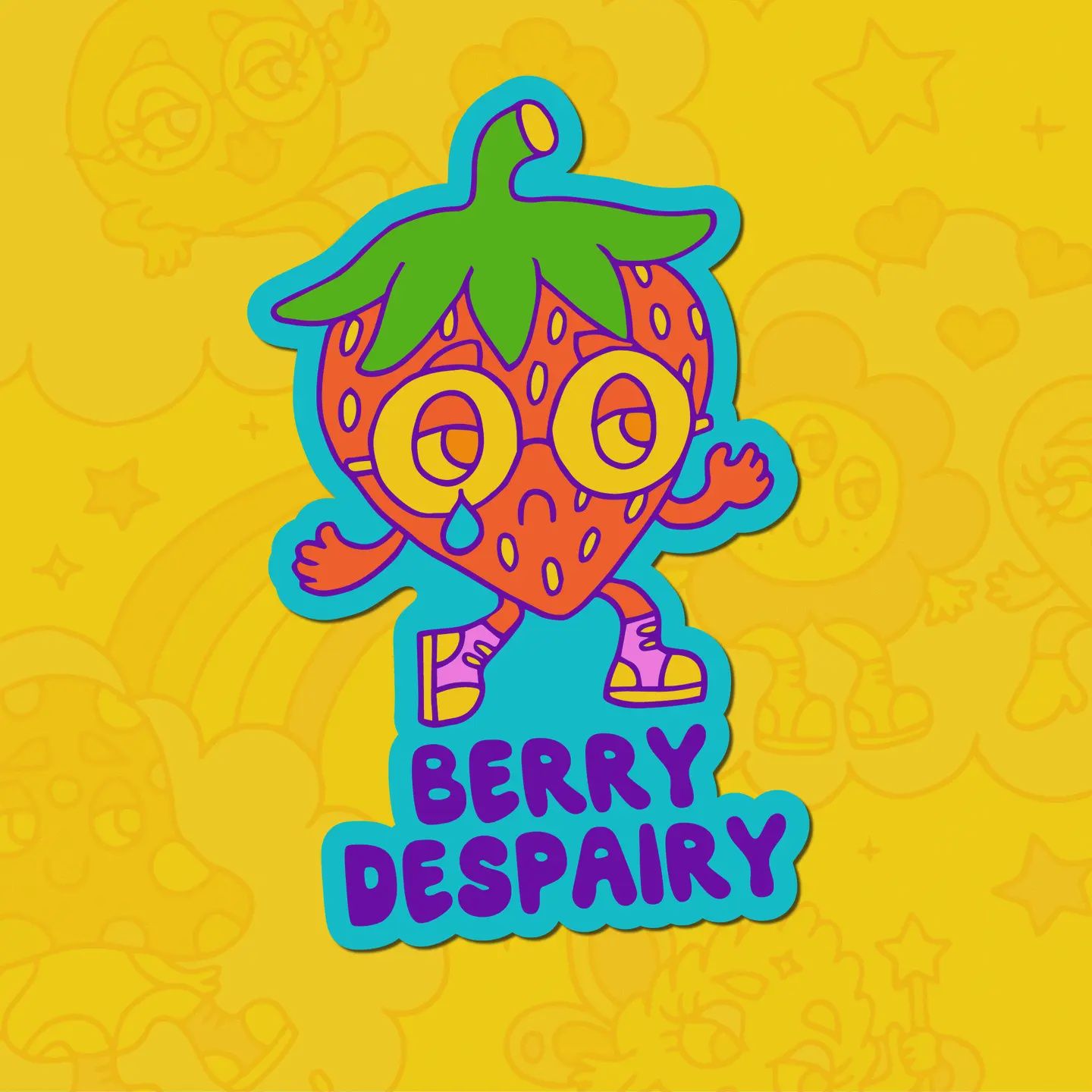 Berry Despairy Sticker
