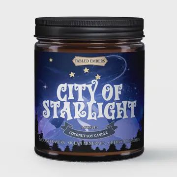 City of Starlight Book Lovers Candle