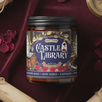 Castle Library | Beauty &amp; the Beast | Fairytale 9oz Candle