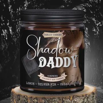 Shadow Daddy Candle | Spicy Romance Book Lovers