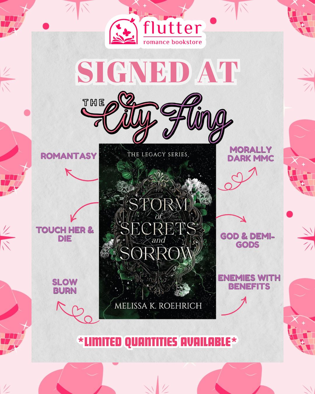 Storm of Secrets and Sorrow (Legacy #2) (CF Signed Edition)
