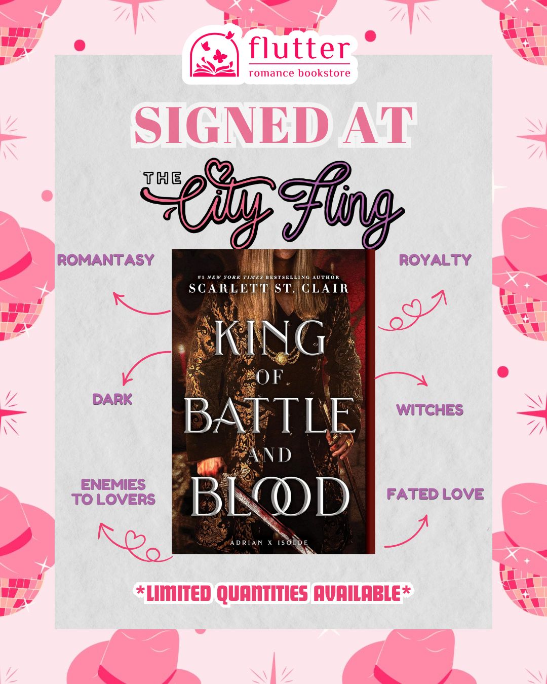 King of Battle and Blood (Adrian X Isolde #1) (CF Signed Edition)