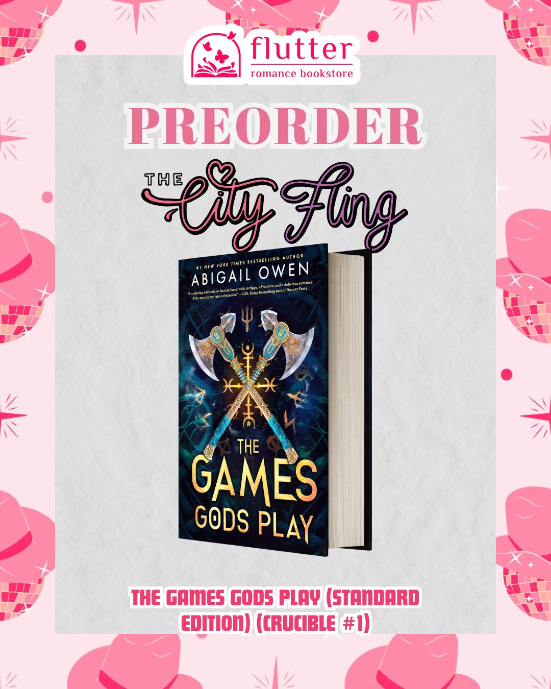 The Games Gods Play (Standard Edition) (Crucible #1) (City Fling 2026)