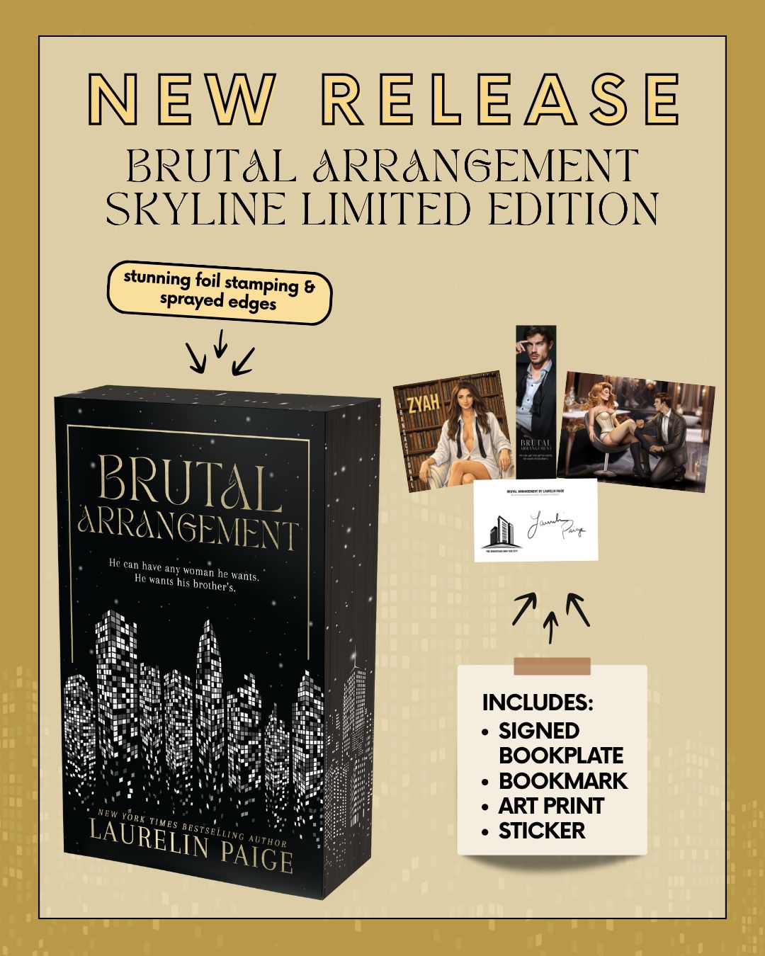 Brutal Arrangement Limited Skyline Edition - Romance Bookstore Exclusive (Preorder 5/20/26)