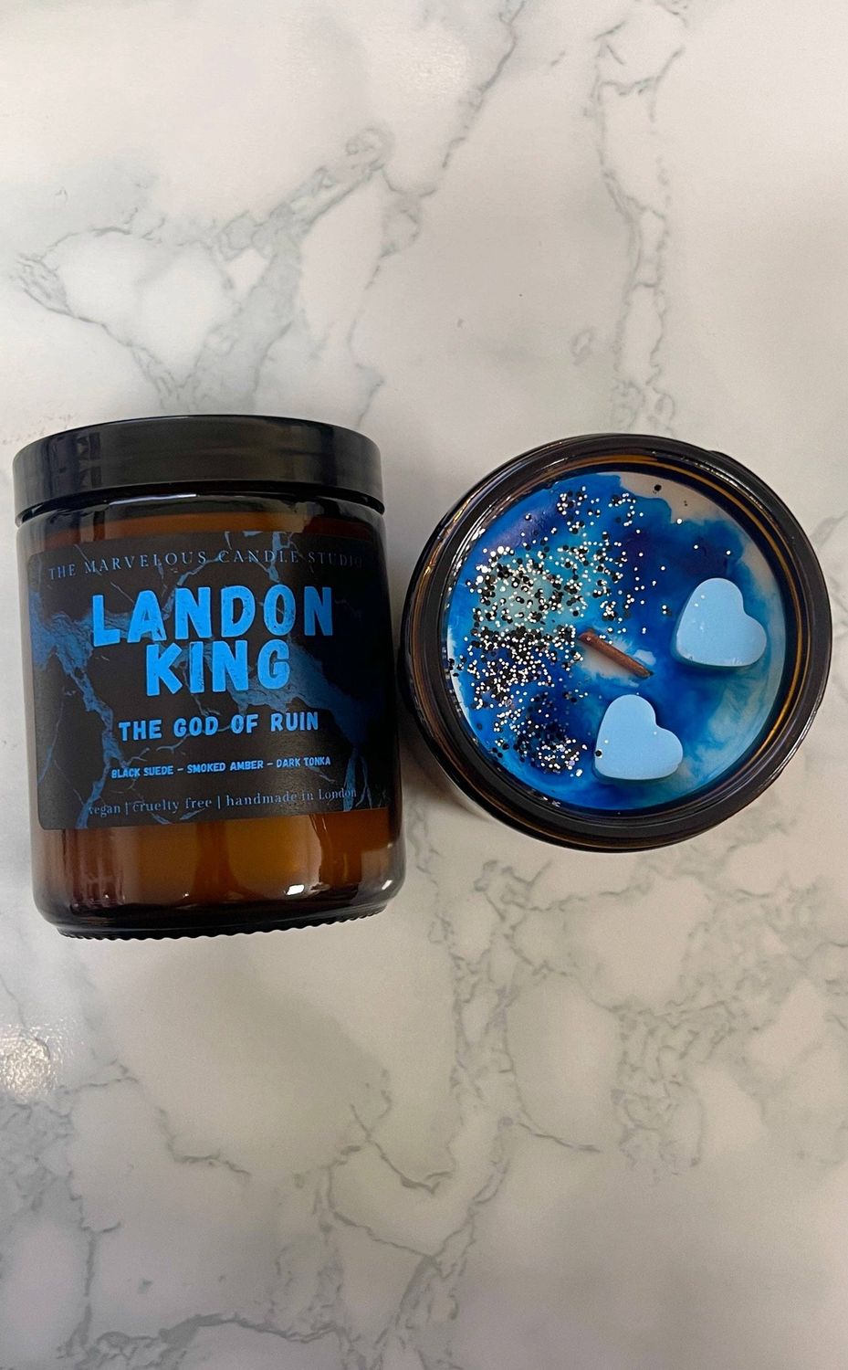 Landon King Candle | God Of Ruin, Size: 8oz candle