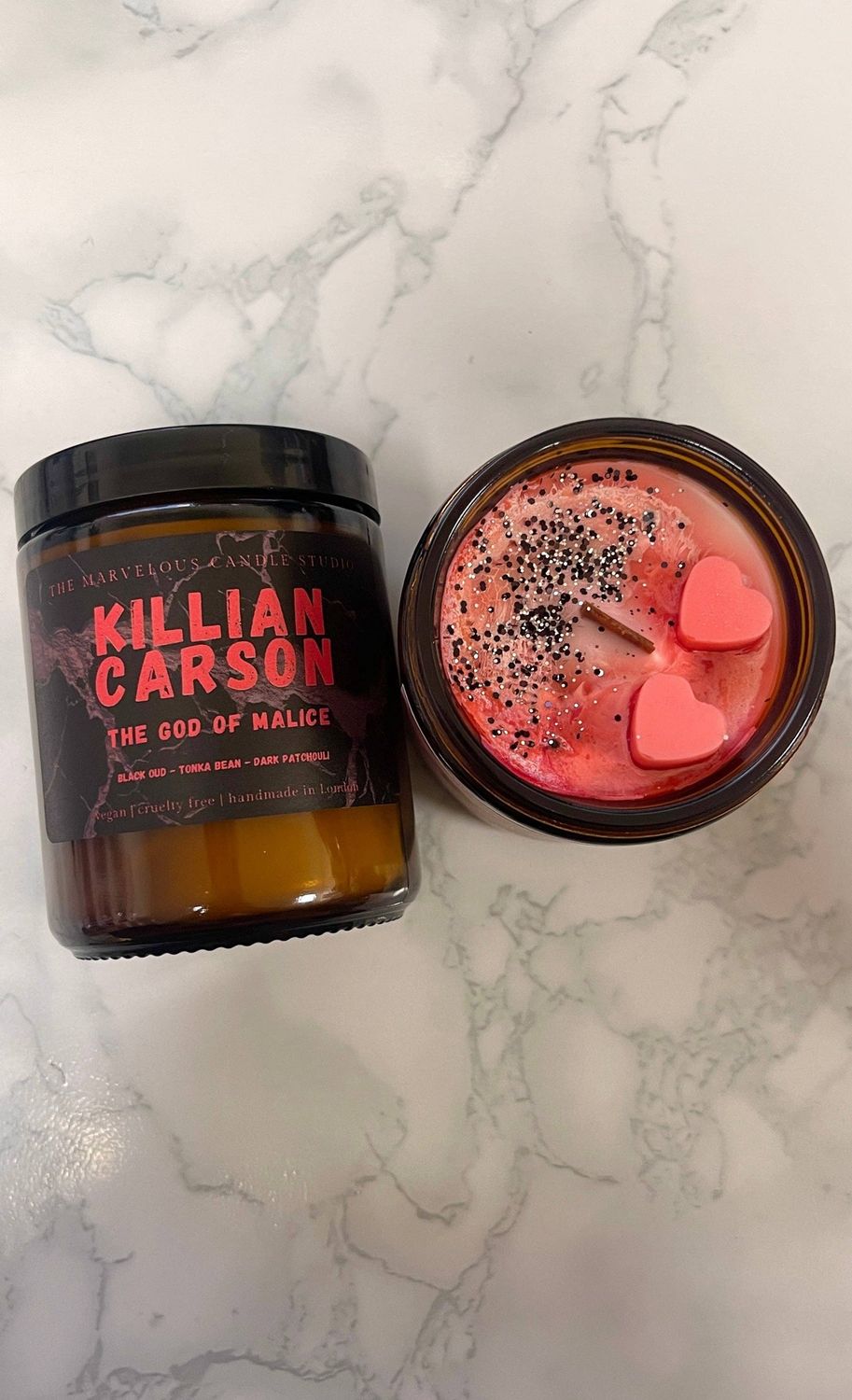 Killian Carson Candle | God Of Malice, Size: 8oz candle