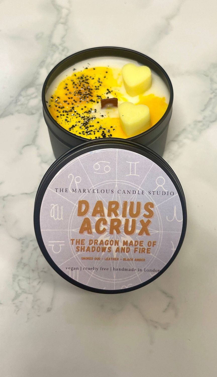 Darius Acrux Candle | Zodiac Academy, Size: 4oz candle