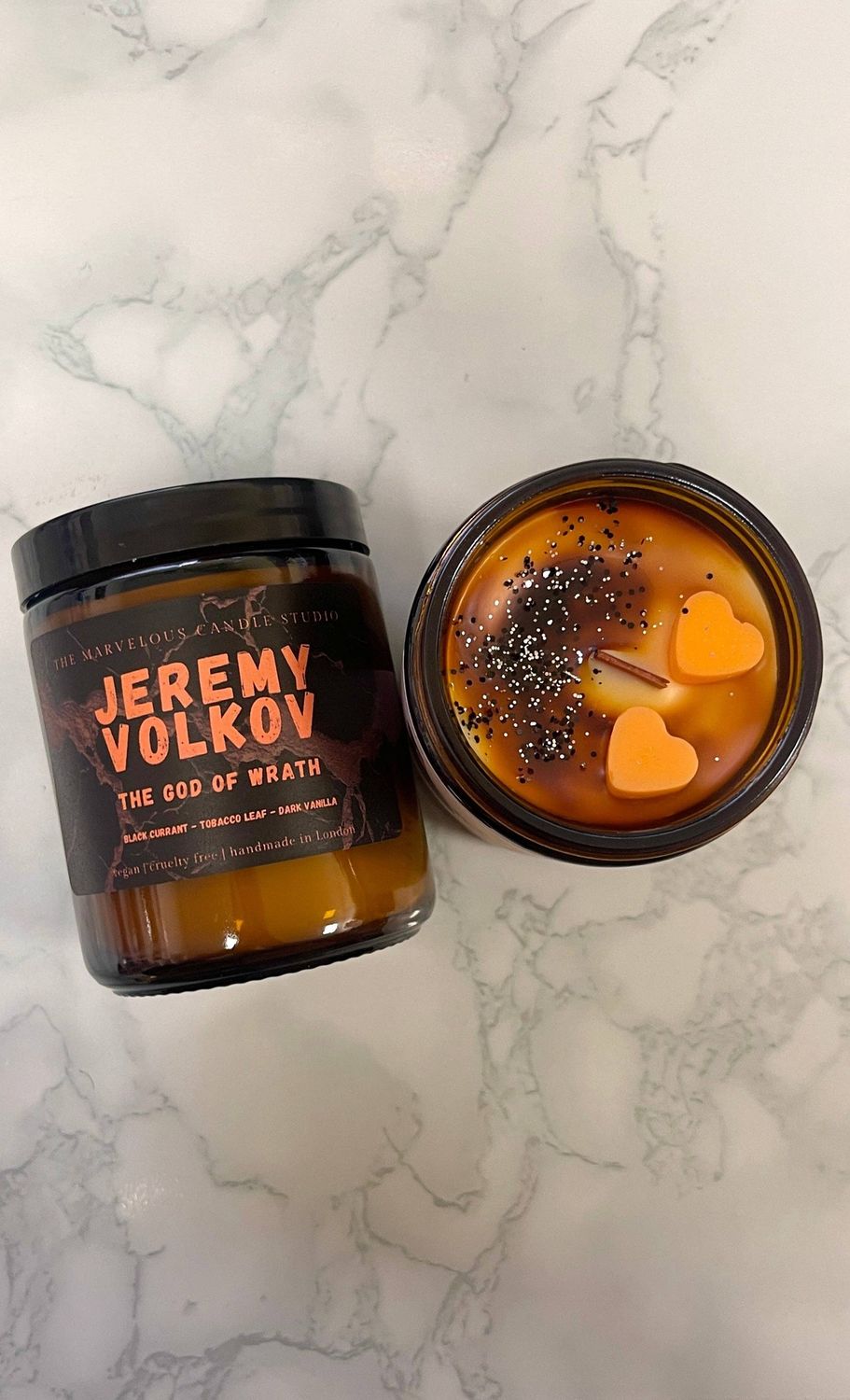 Jeremy Volkov Candle | God Of Wrath, Size: 8oz candle