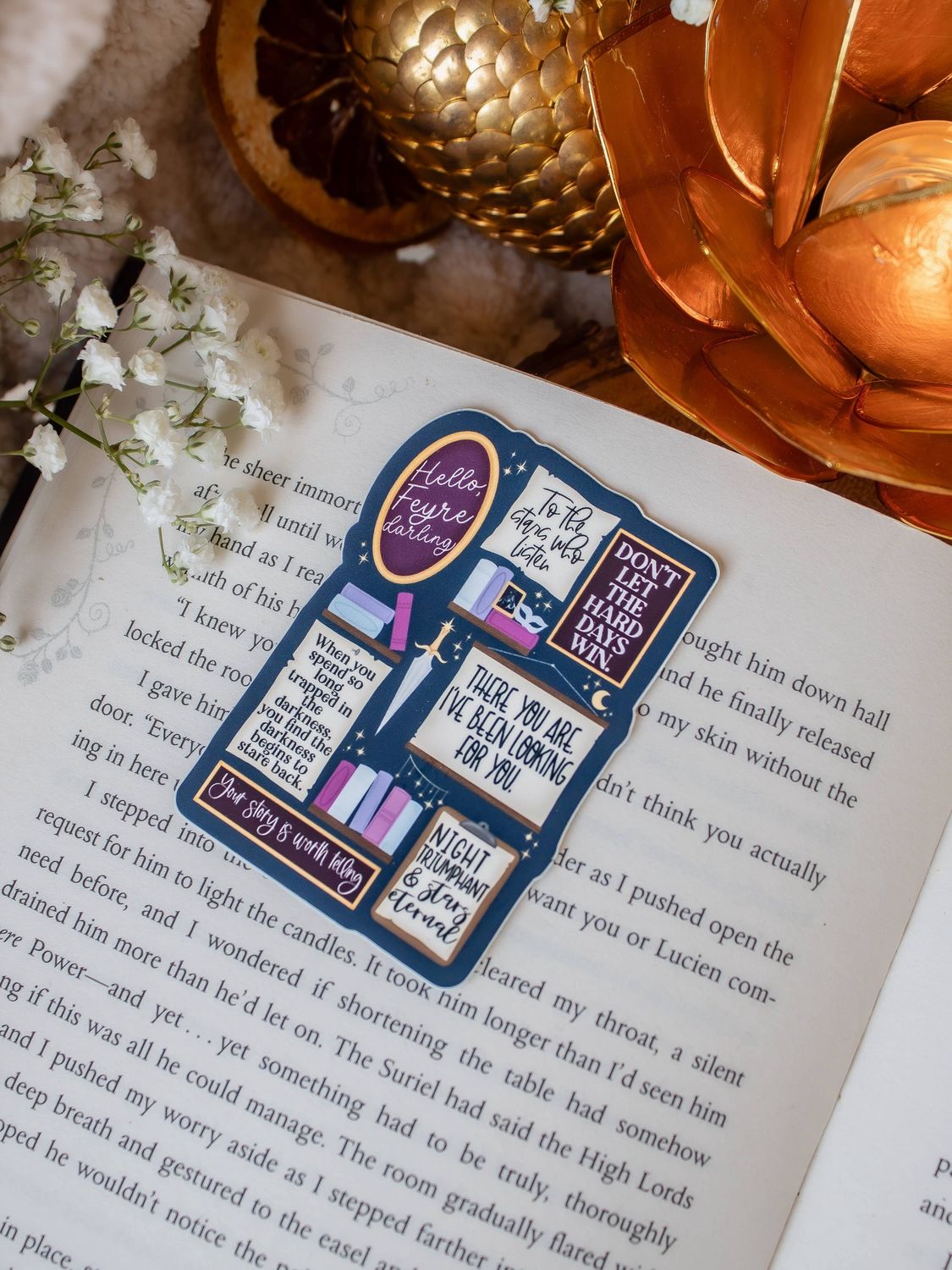 ACOTAR Quote Wall Vinyl Sticker | ACOTAR