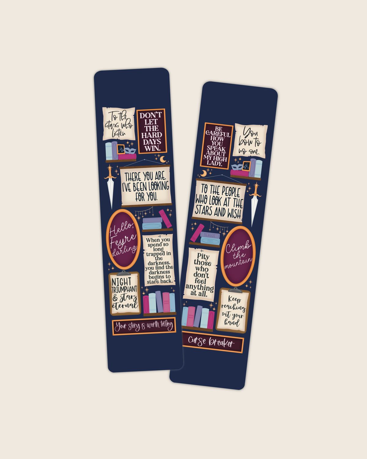 ACOTAR | Quote Wall 2x8 Bookmark