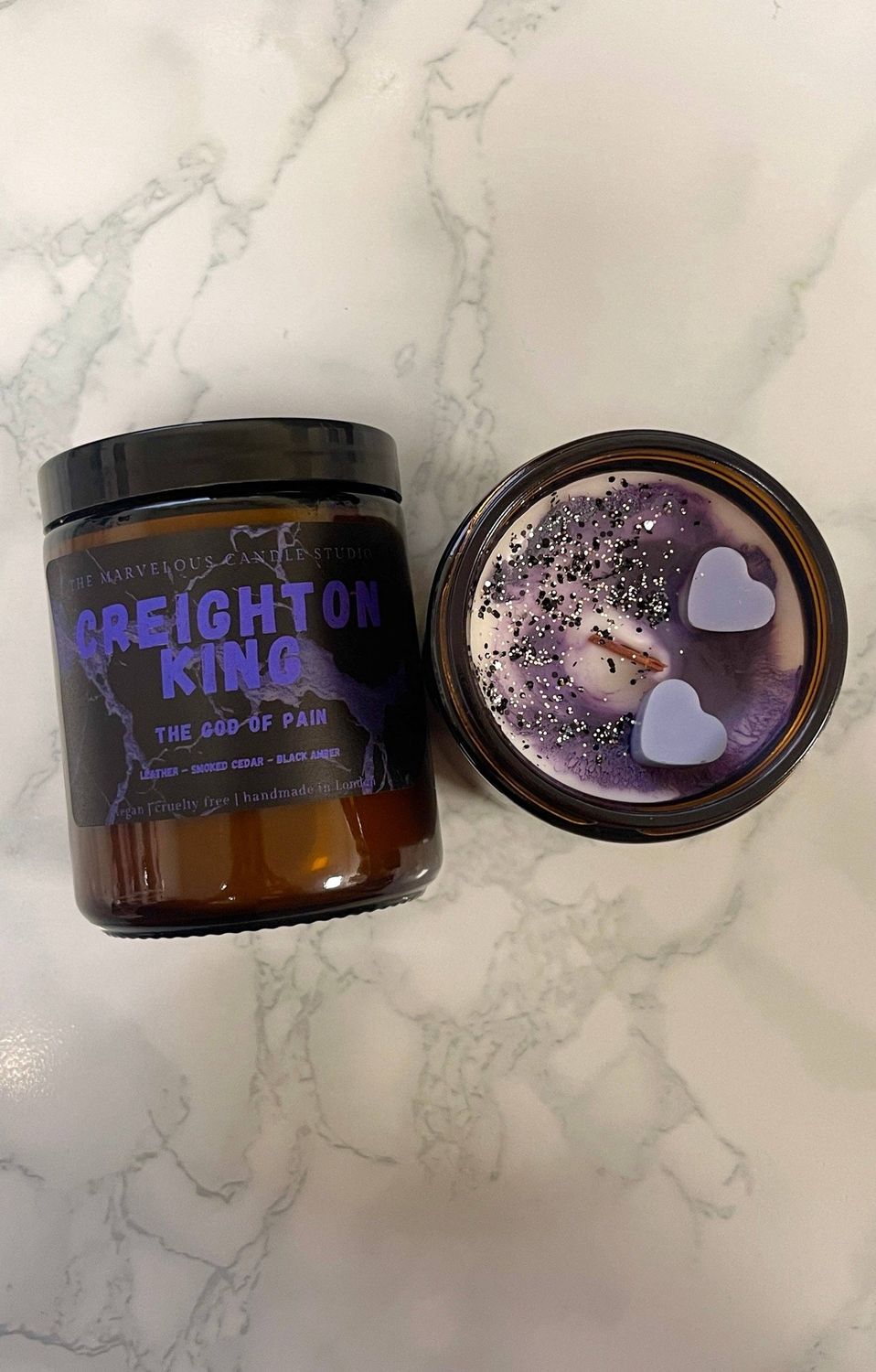 Creighton King Candle | God Of Pain, Size: 8oz candle