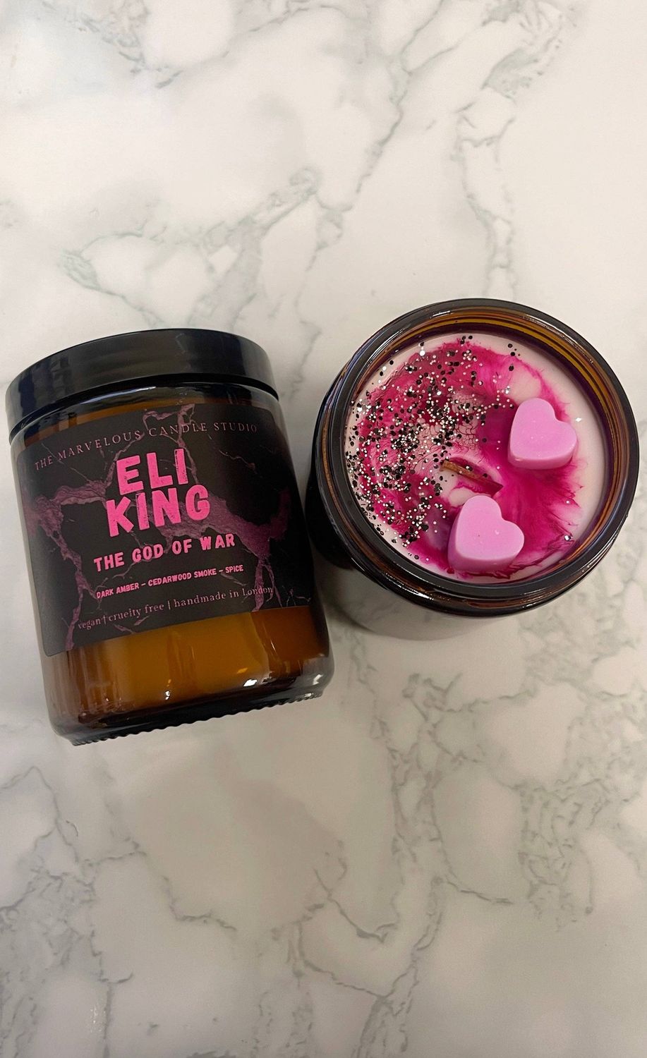 Eli King Candle | God Of War, Size: 8oz candle