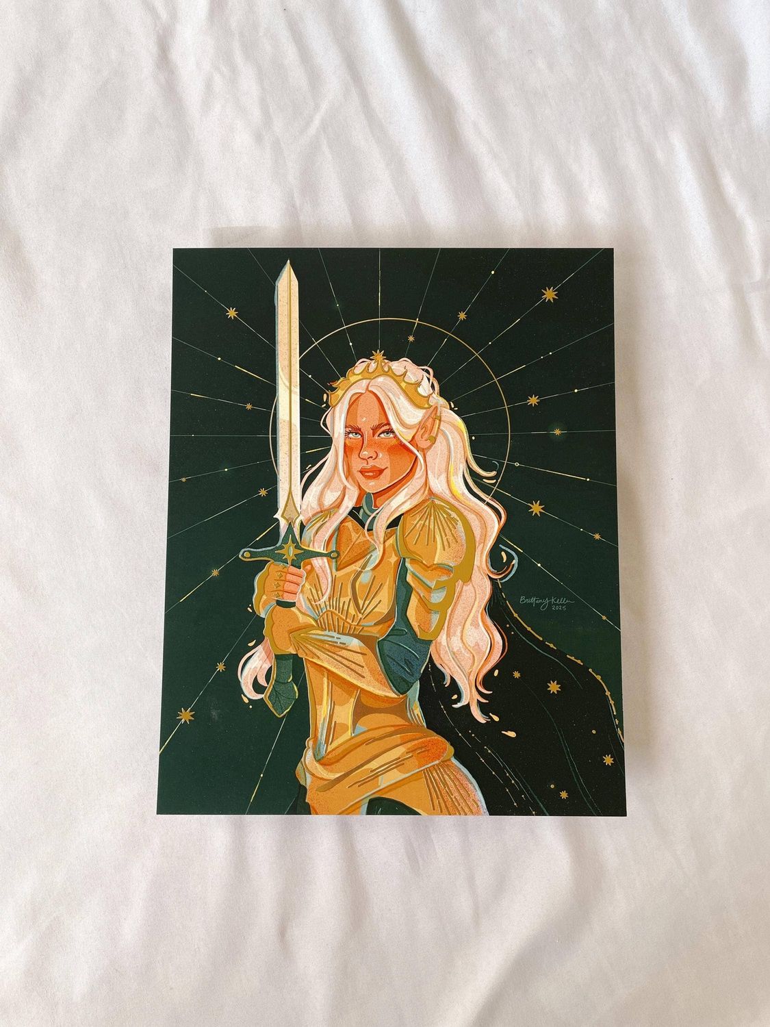 Aelin *Gold Foil Print*, Size: 8x10