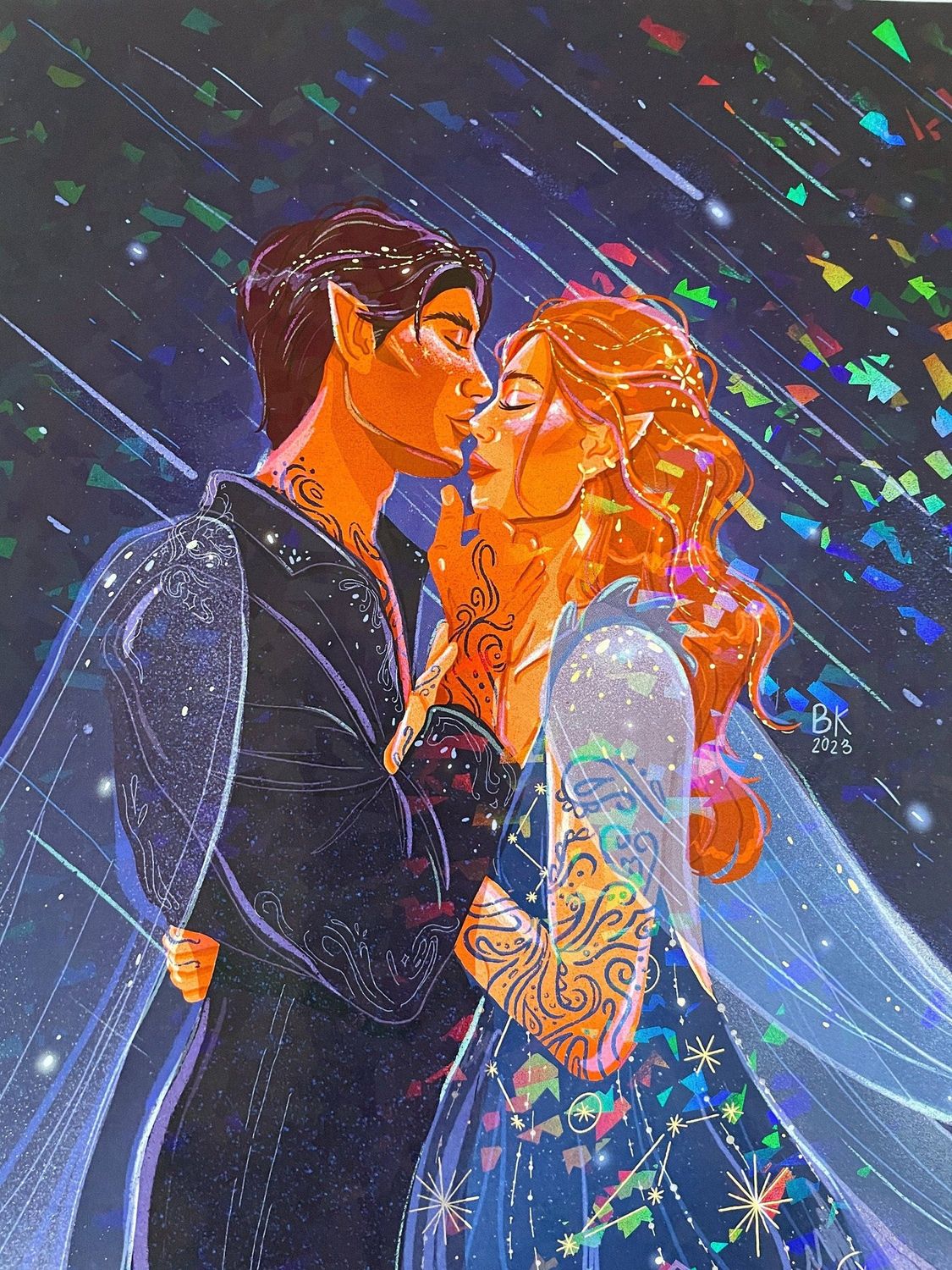 Feyre &amp; Rhys *Holographic Print*