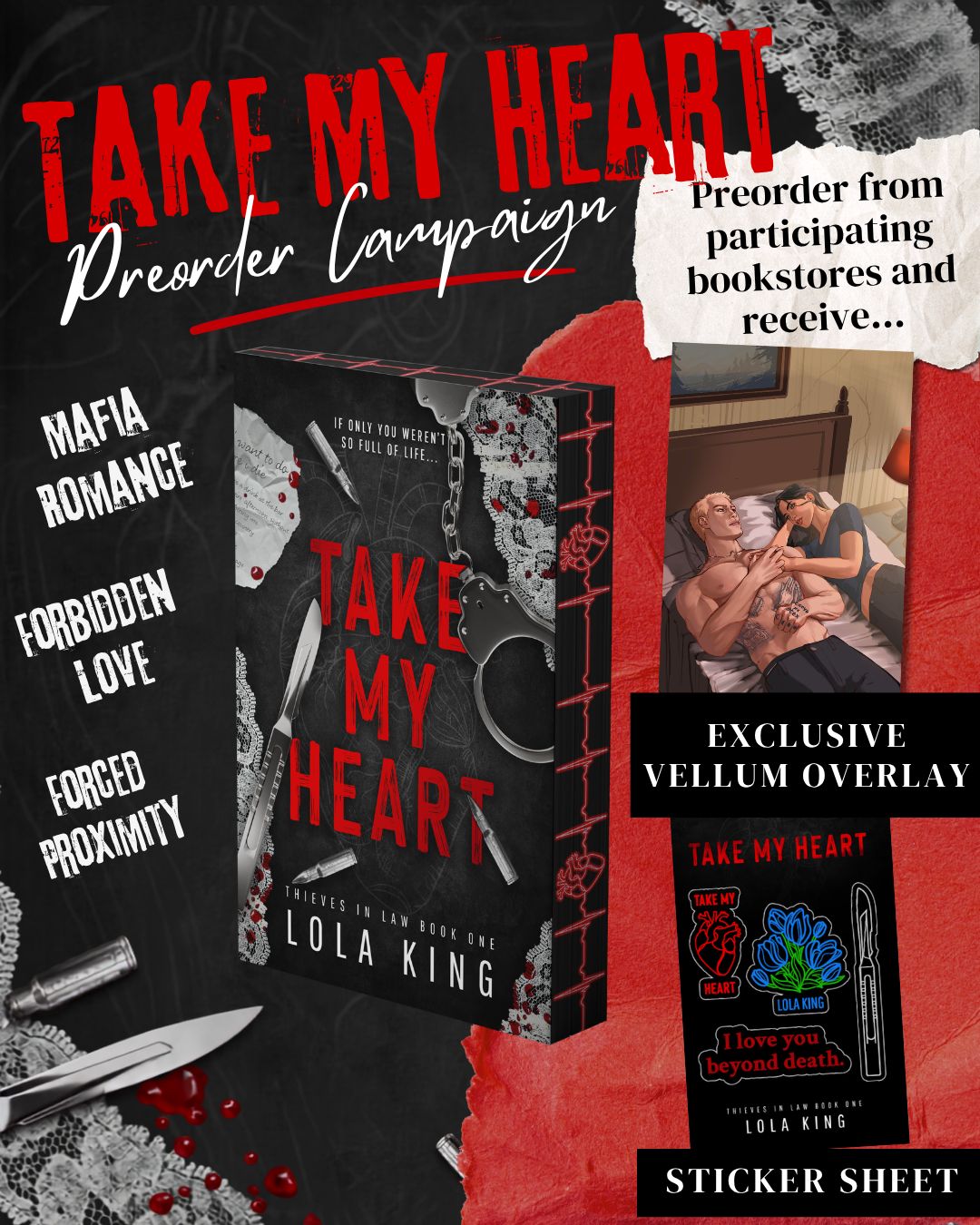 Take My Heart: A Dark Romance (Deluxe Limited Edition) (Hand Signed Pre-Order) (12/3/26)
