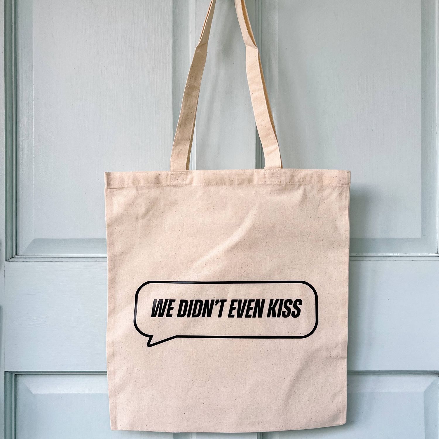 We Didn't Even Kiss - Heated Rivalry Canvas Tote Bag