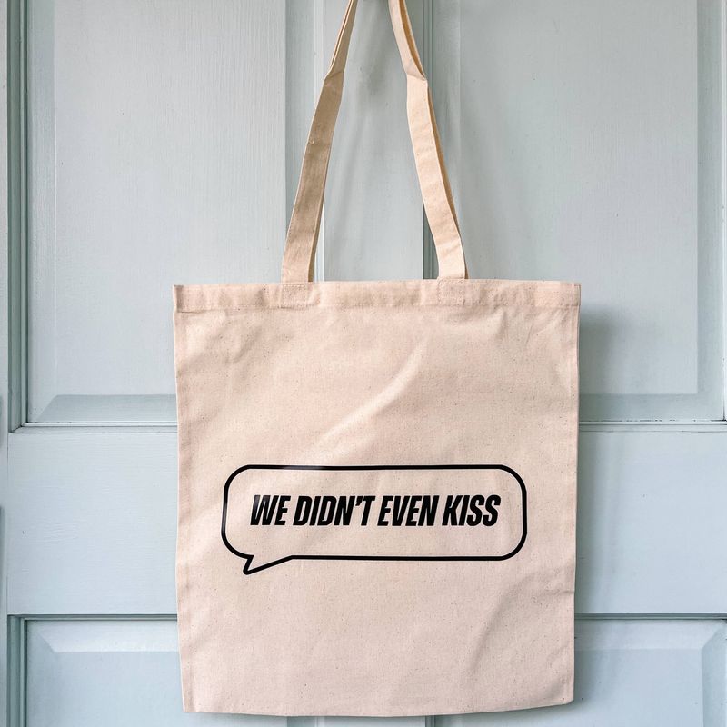 We Didn't Even Kiss - Heated Rivalry Canvas Tote Bag
