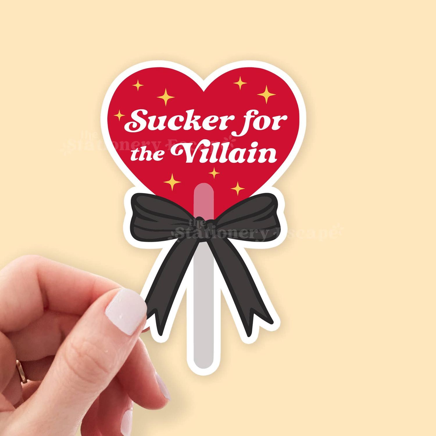 Sucker for the Villain Lollipop Sticker
