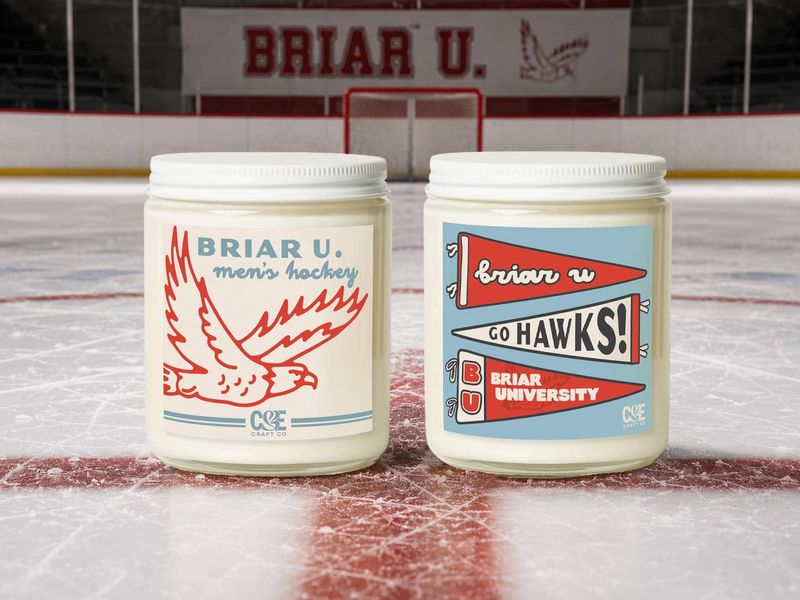 Briar U Men's Hockey Candle - Off Campus