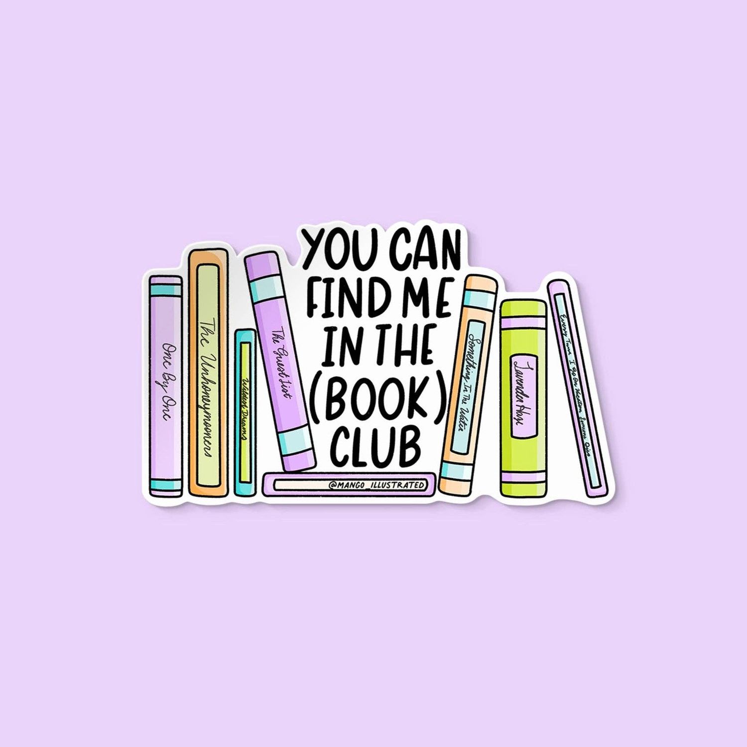 In the Book Club sticker