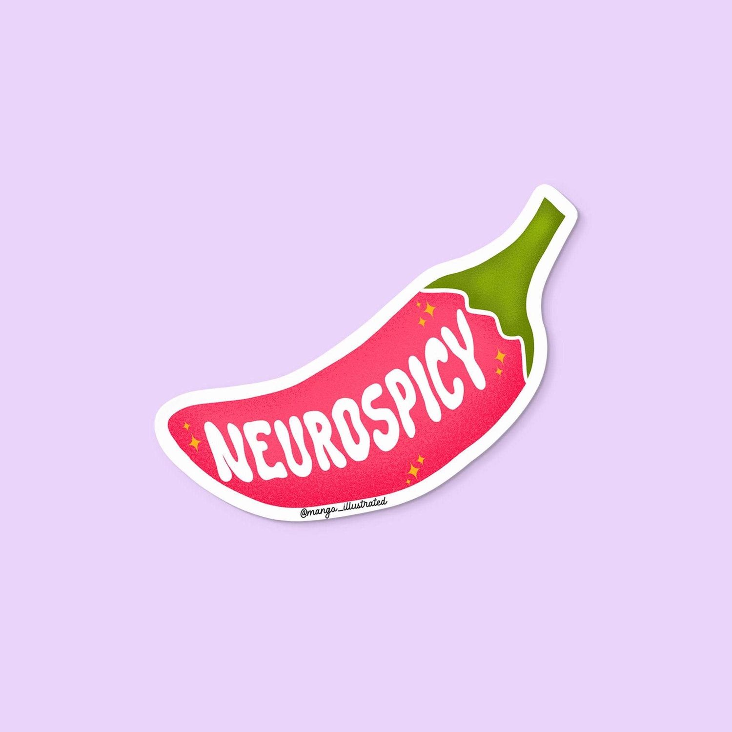 Neurospicy sticker