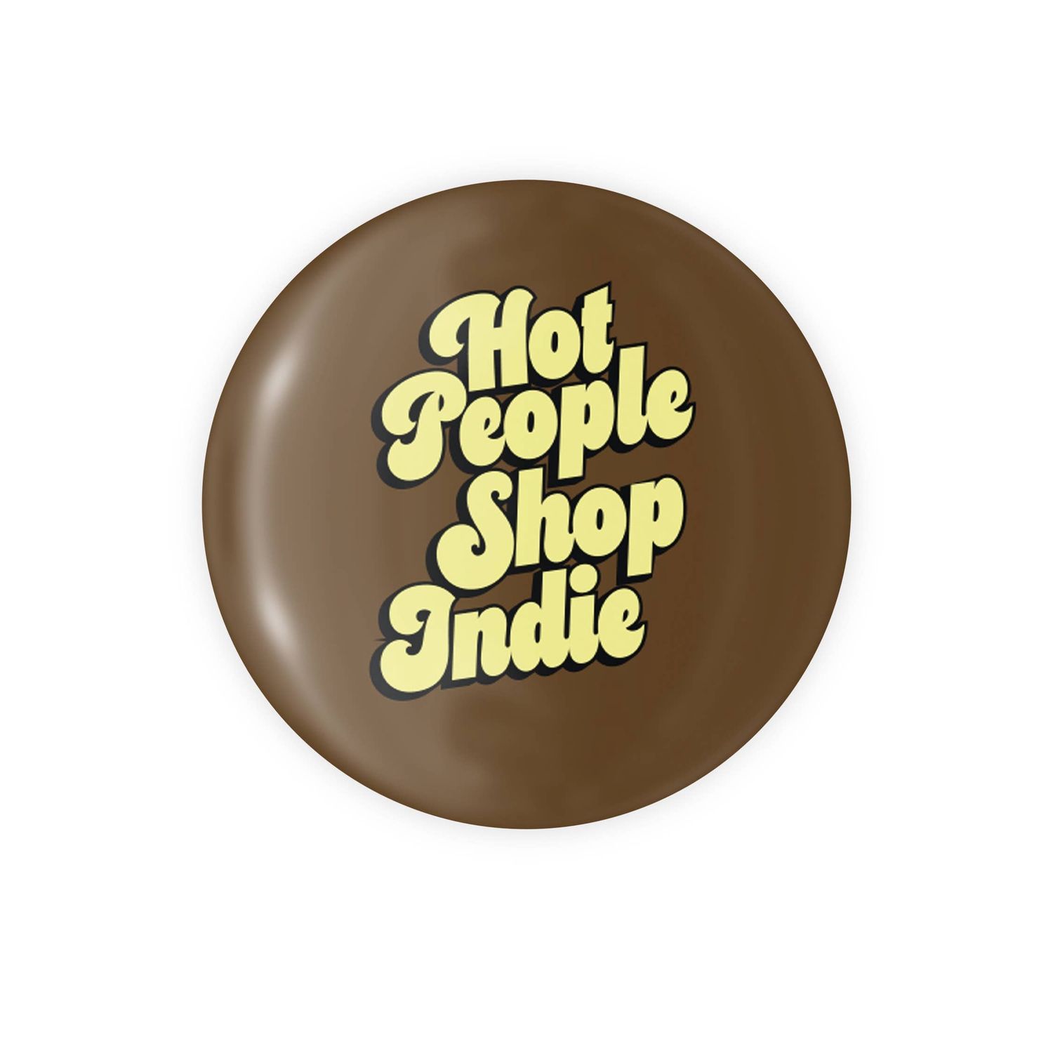Hot People Shop Indie - Button