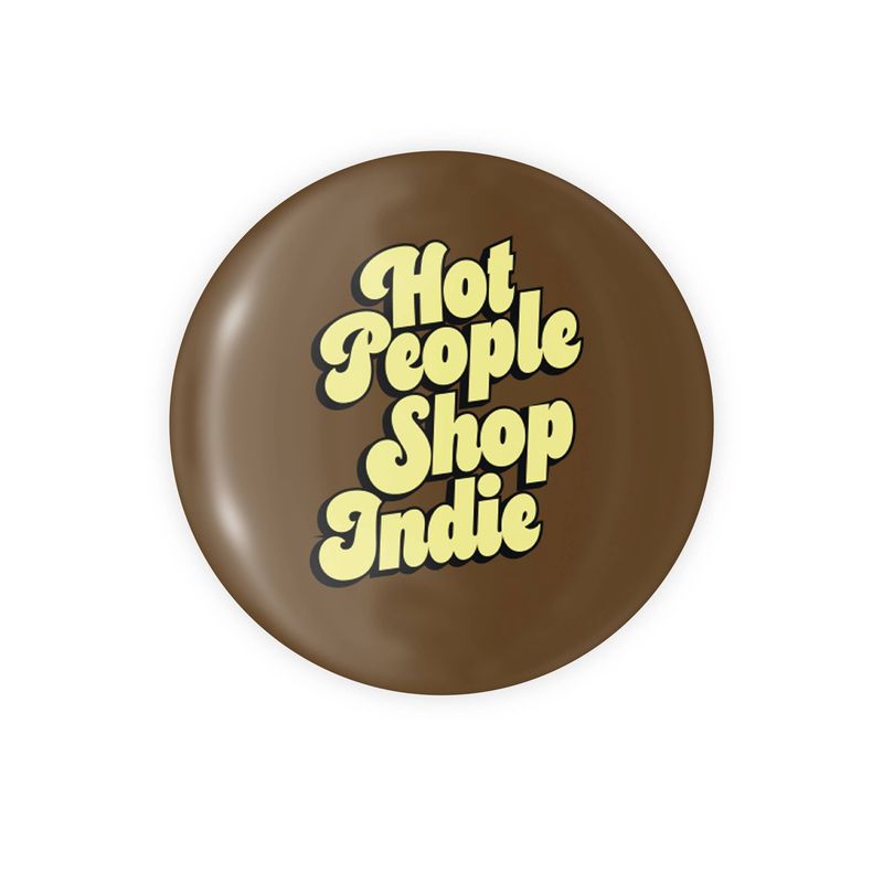 Hot People Shop Indie - Button