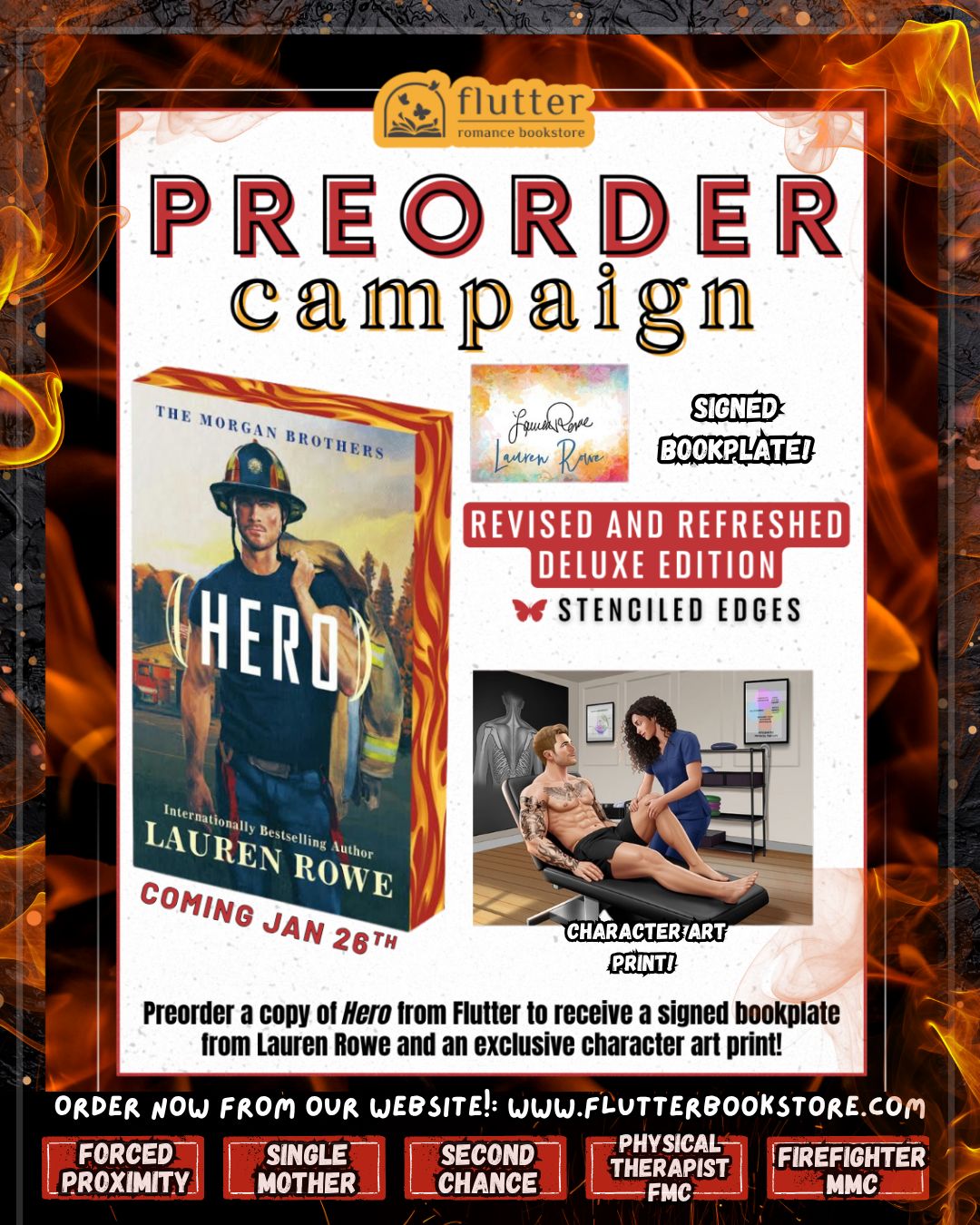 Hero: Deluxe Stenciled Edges (PREORDER 1/26/27)