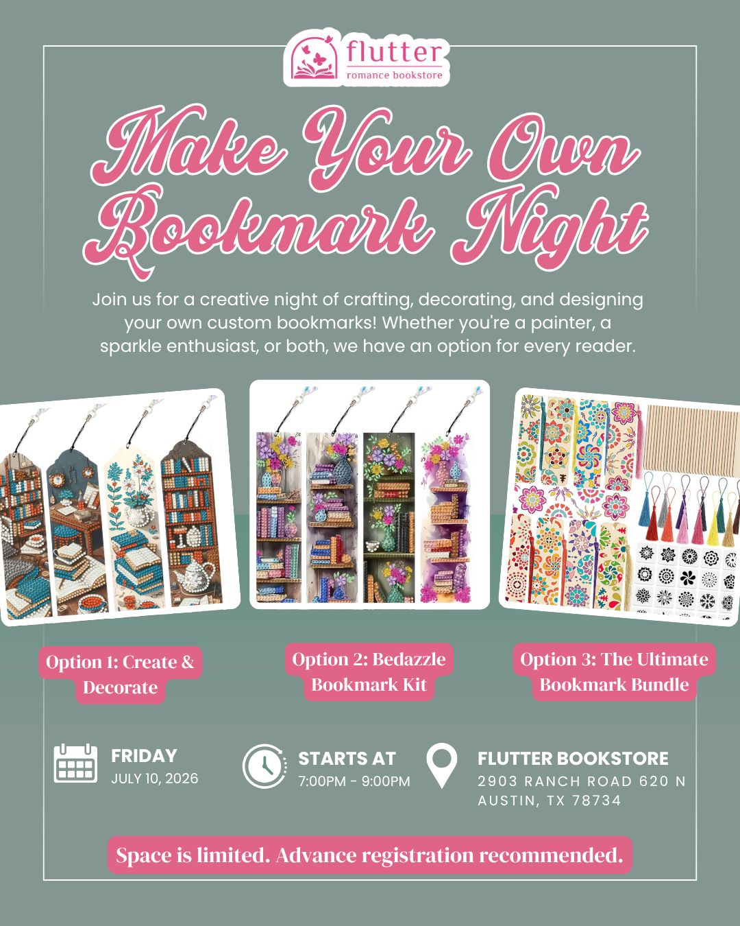Make Your Own Bookmark Night (07/10/26)