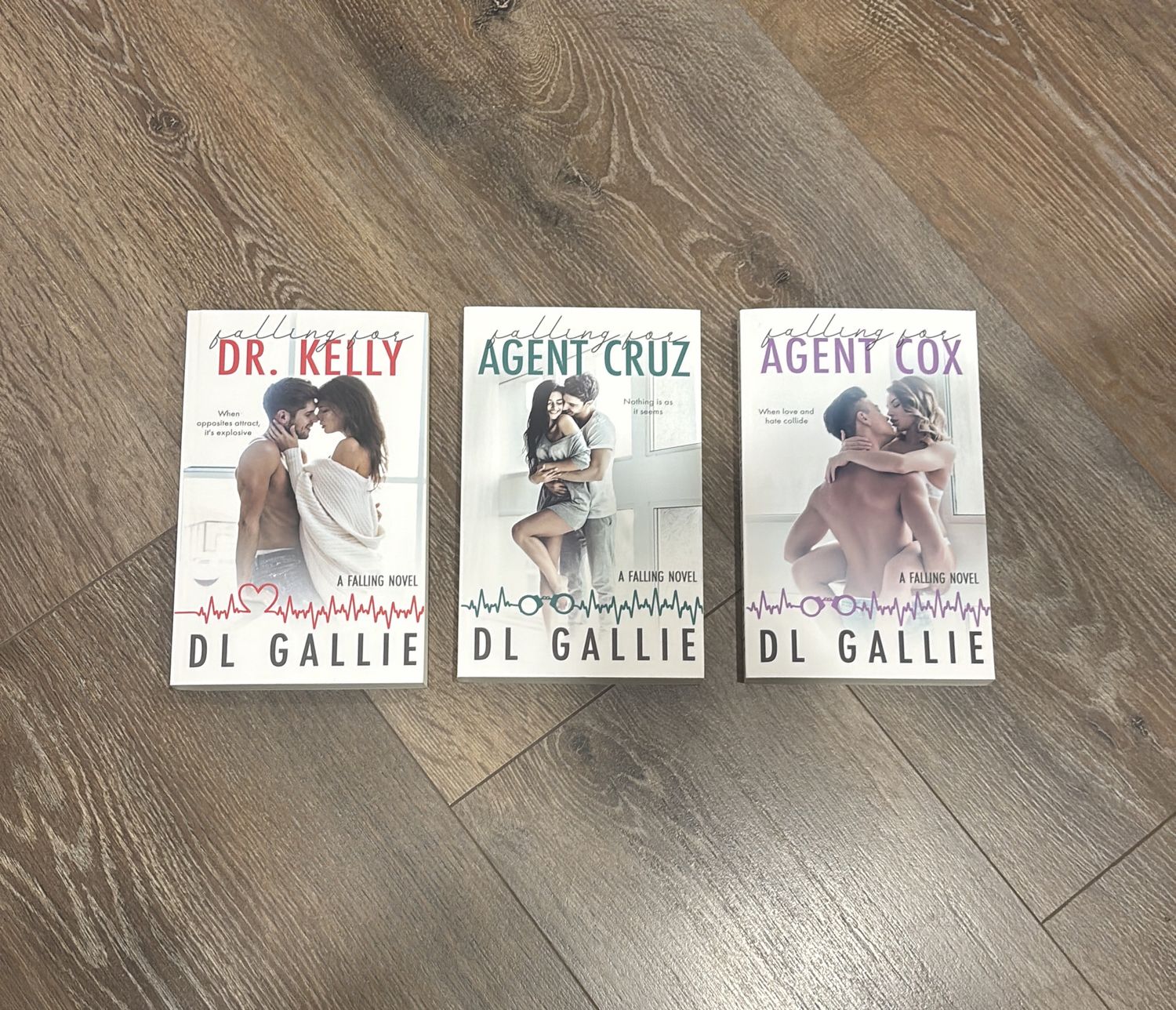 A Falling Novel Series (3 Books) (Book Series Bundle)