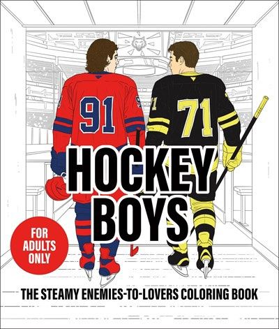 Hockey Boys: The Steamy Enemies-to-Lovers Coloring Book