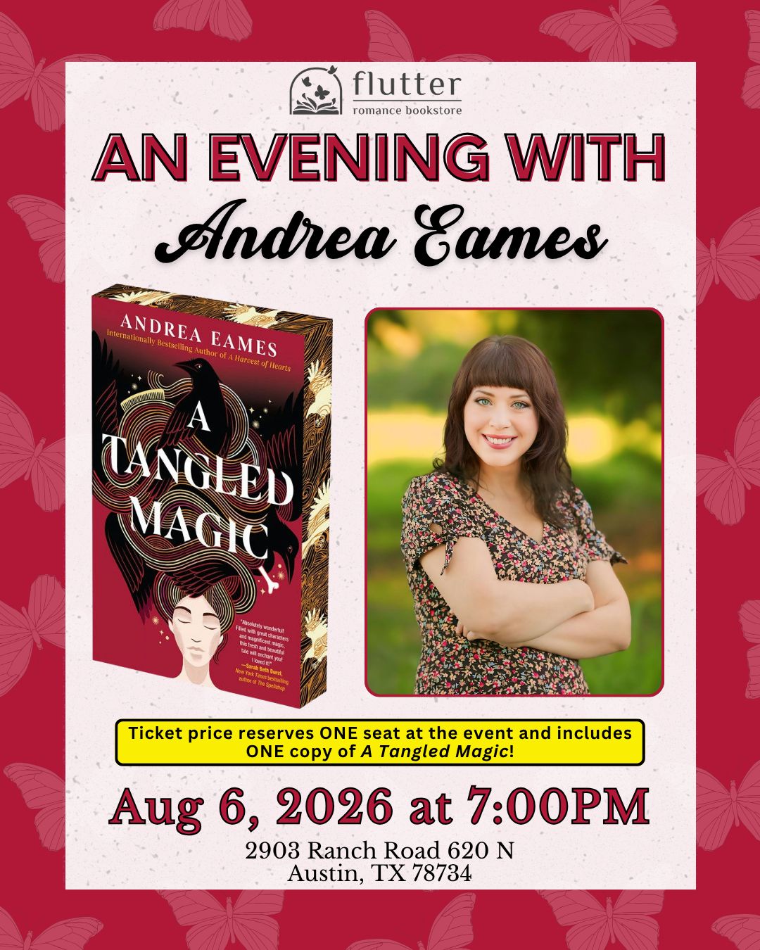 Andrea Eames – A Tangled Magic Book Launch (08.06.26)