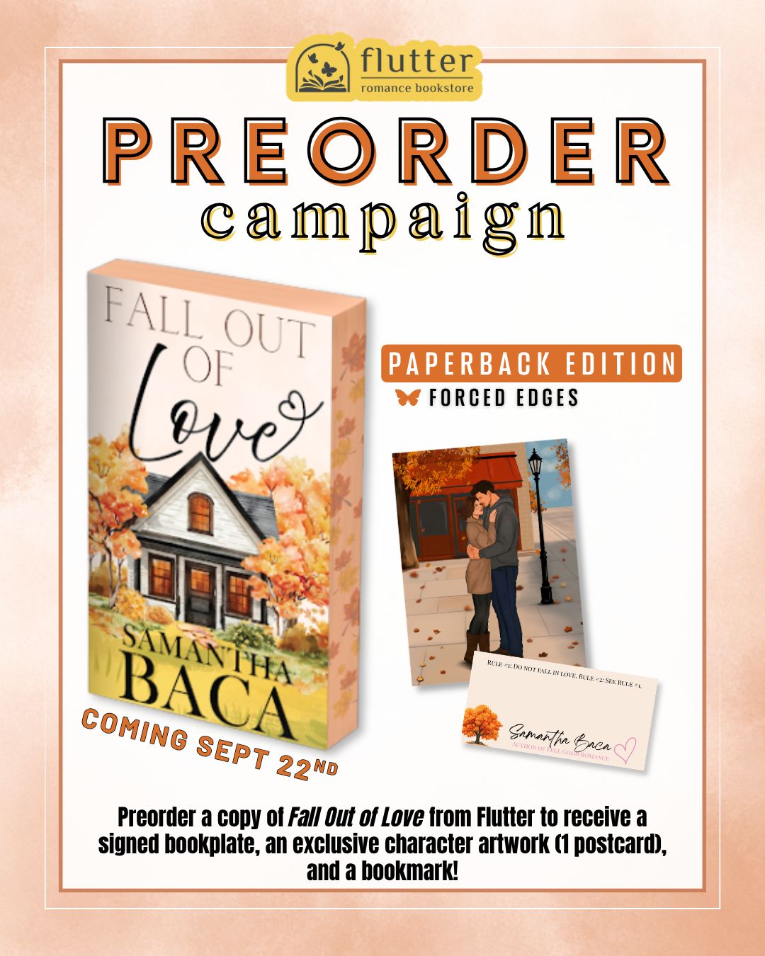 Fall Out of Love (PREORDER - 9/22/26)